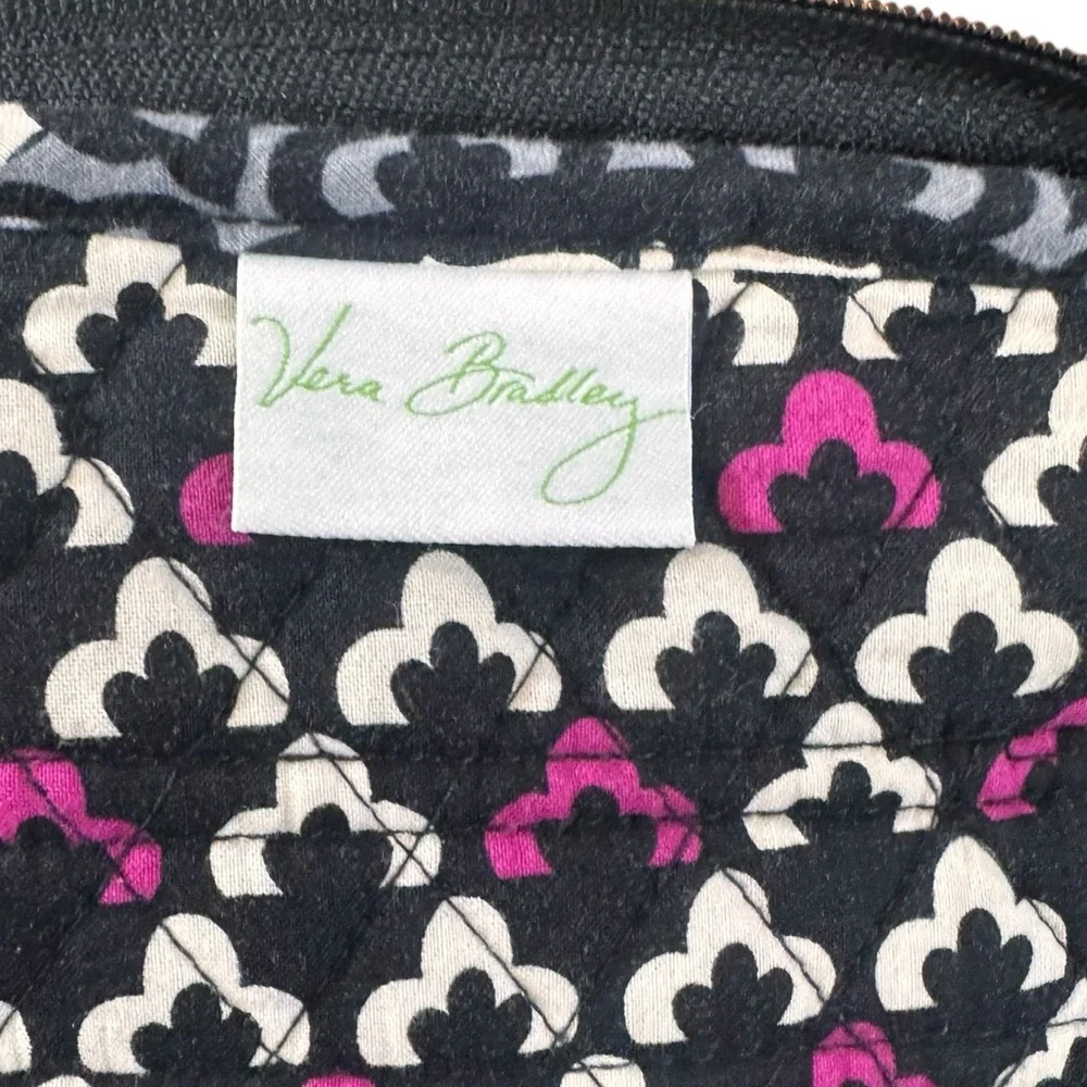 Vera Bradley Multi-use Backpack Signature Print Purple Black Travel Academia